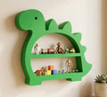 Dinosaur Wall Shelf for Kids — 3D Printed Dino Toy & Book Display