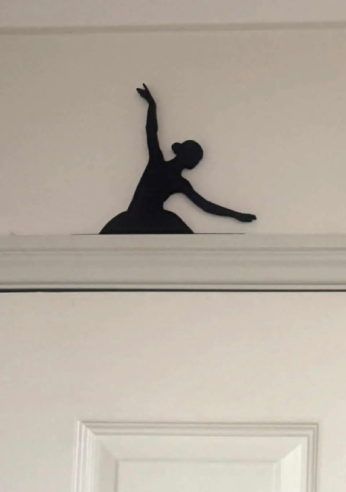Ballerina Door Topper Silhouette Decor — Set of 3