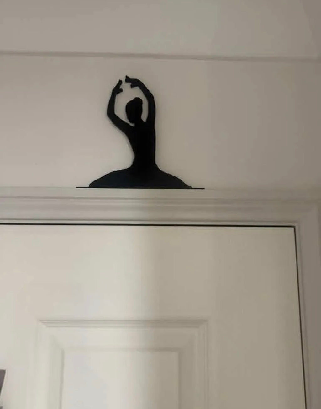 Ballerina Door Topper Silhouette Decor — Set of 3