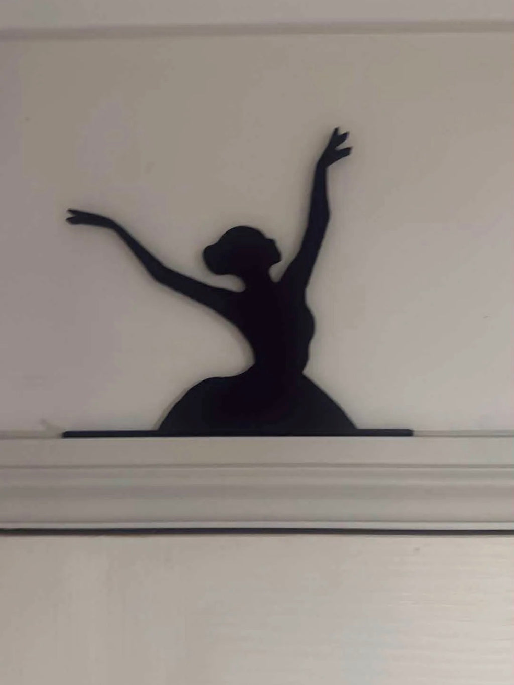 Ballerina Door Topper Silhouette Decor — Set of 3