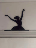 Ballerina Door Topper Silhouette Decor — Set of 3