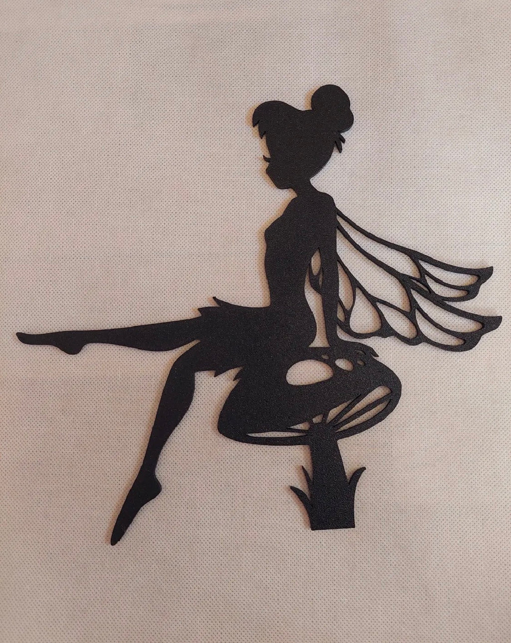 Fairy Silhouette Wall Decoration — 3D Printed Fantasy Home Decor