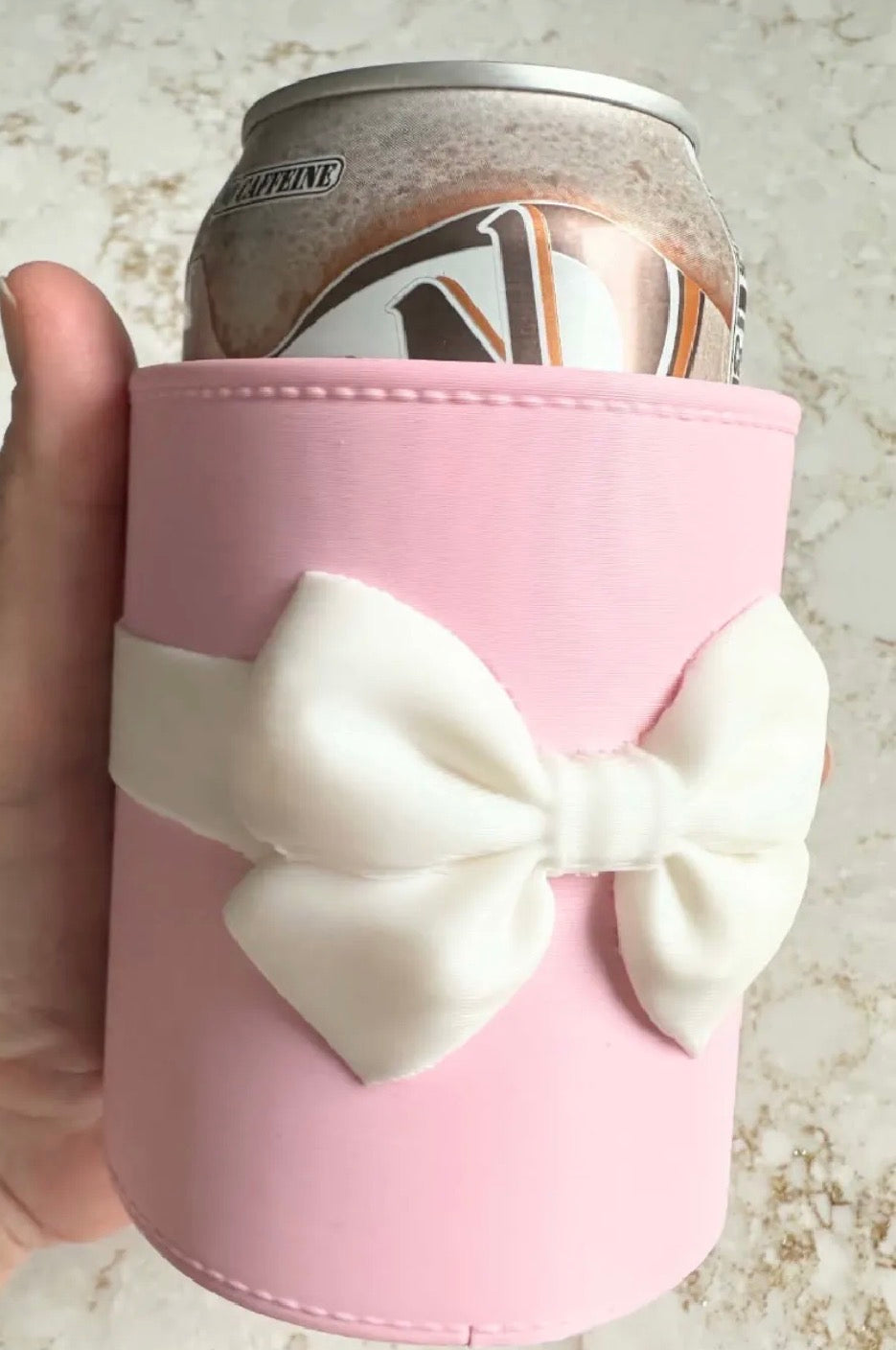 Bow Can Holder — Coquette Aesthetic Can Cooler