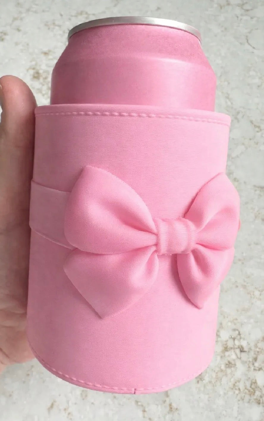 Bow Can Holder — Coquette Aesthetic Can Cooler