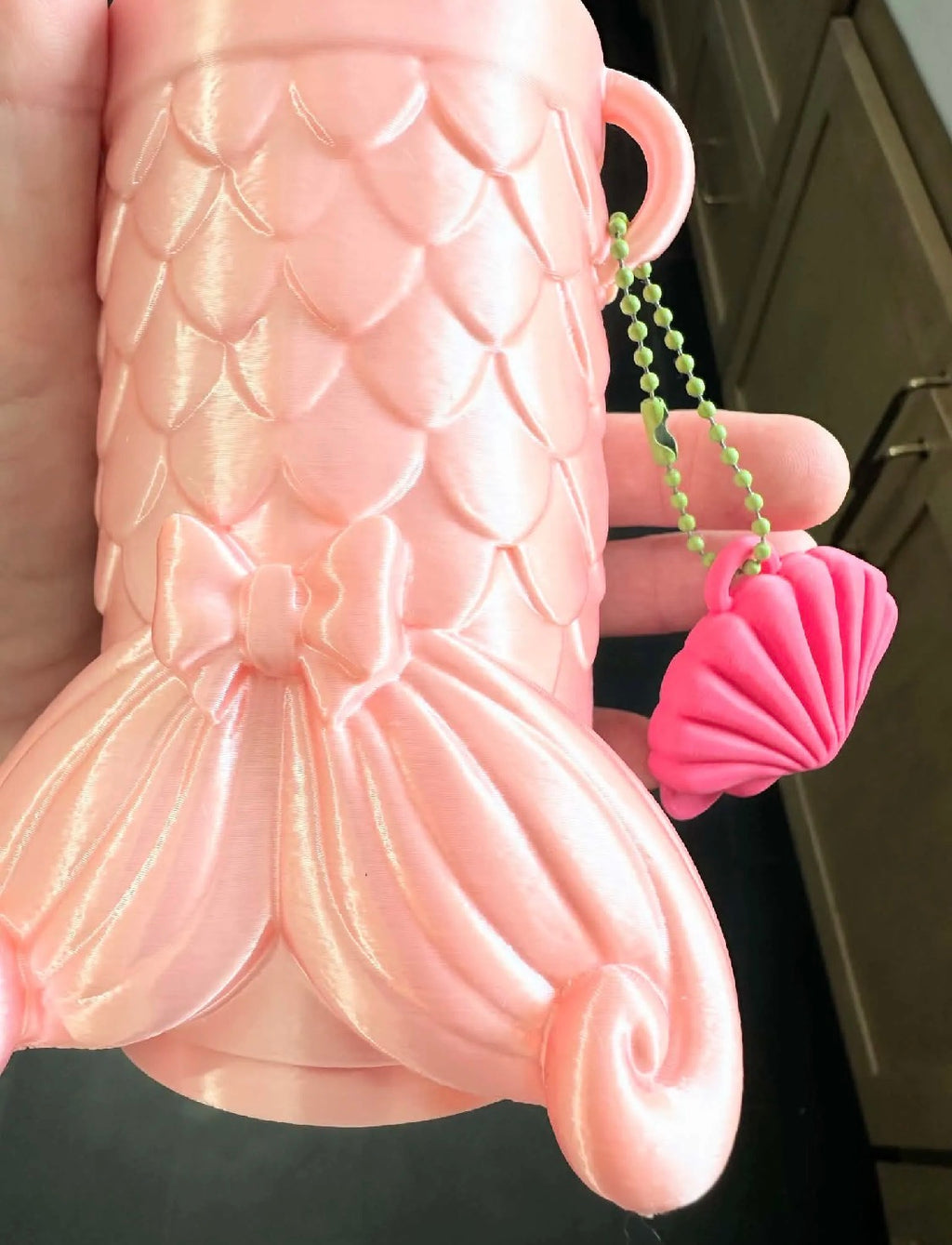 3D Printed Mermaid Tail 12oz Slim Can Cup Holder
