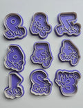 3D Printed Number Cookie Cutters Set — Numbers 1 Through 9