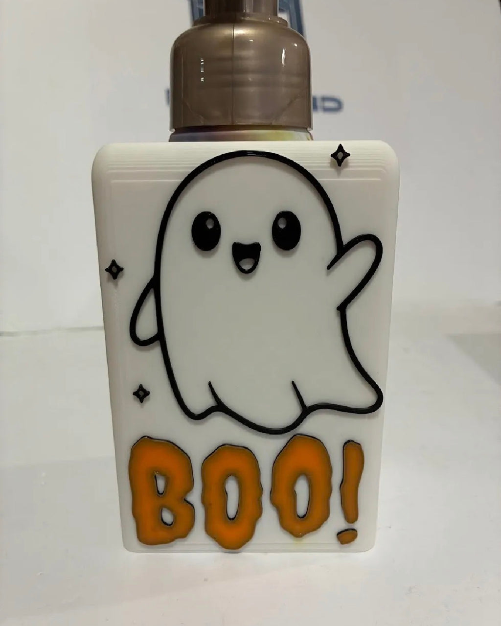 Boo Ghost Soap Dispenser Holder | Halloween Bathroom Decor