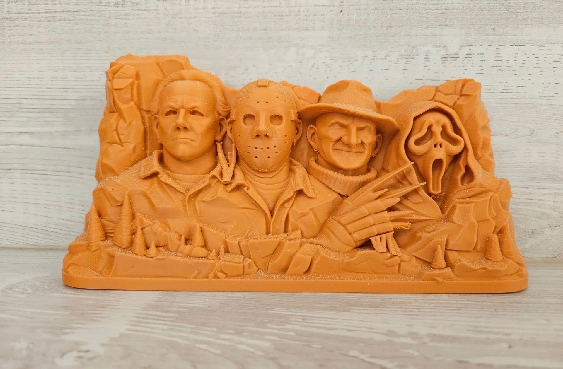 Mount Horrormore Horror Icon Sculpture