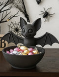 Bat Candy Bowl | Halloween Treat Dish & Desk Organizer
