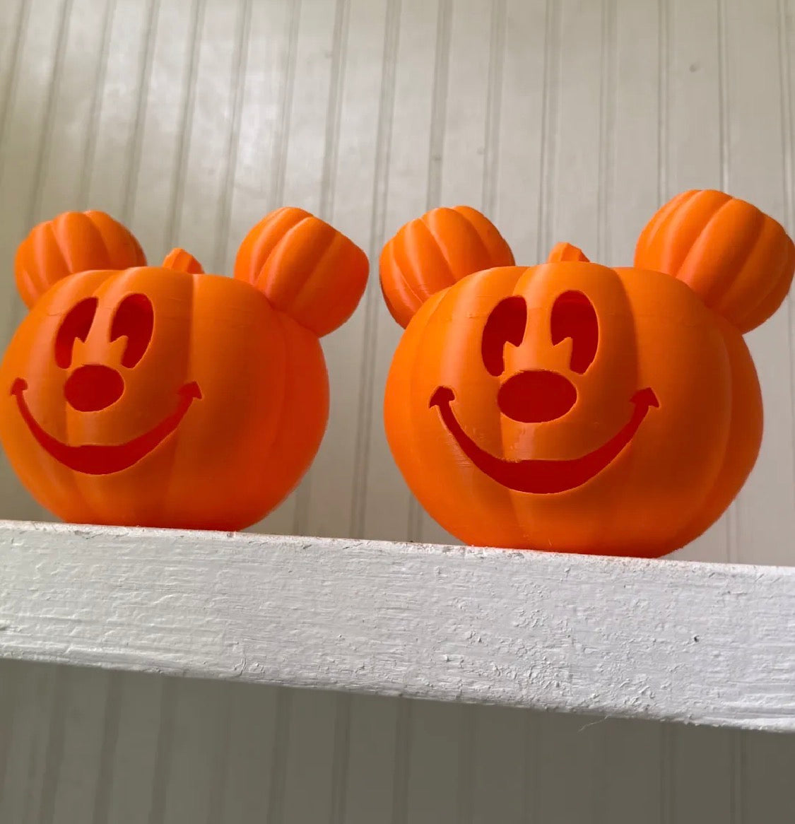 Pumpkin Mouse Head Tea Light Holder | Halloween Candle Decor