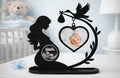 Pregnancy ultrasound picture holder with picture holder