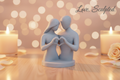 Couple Heart Sculpture Ad