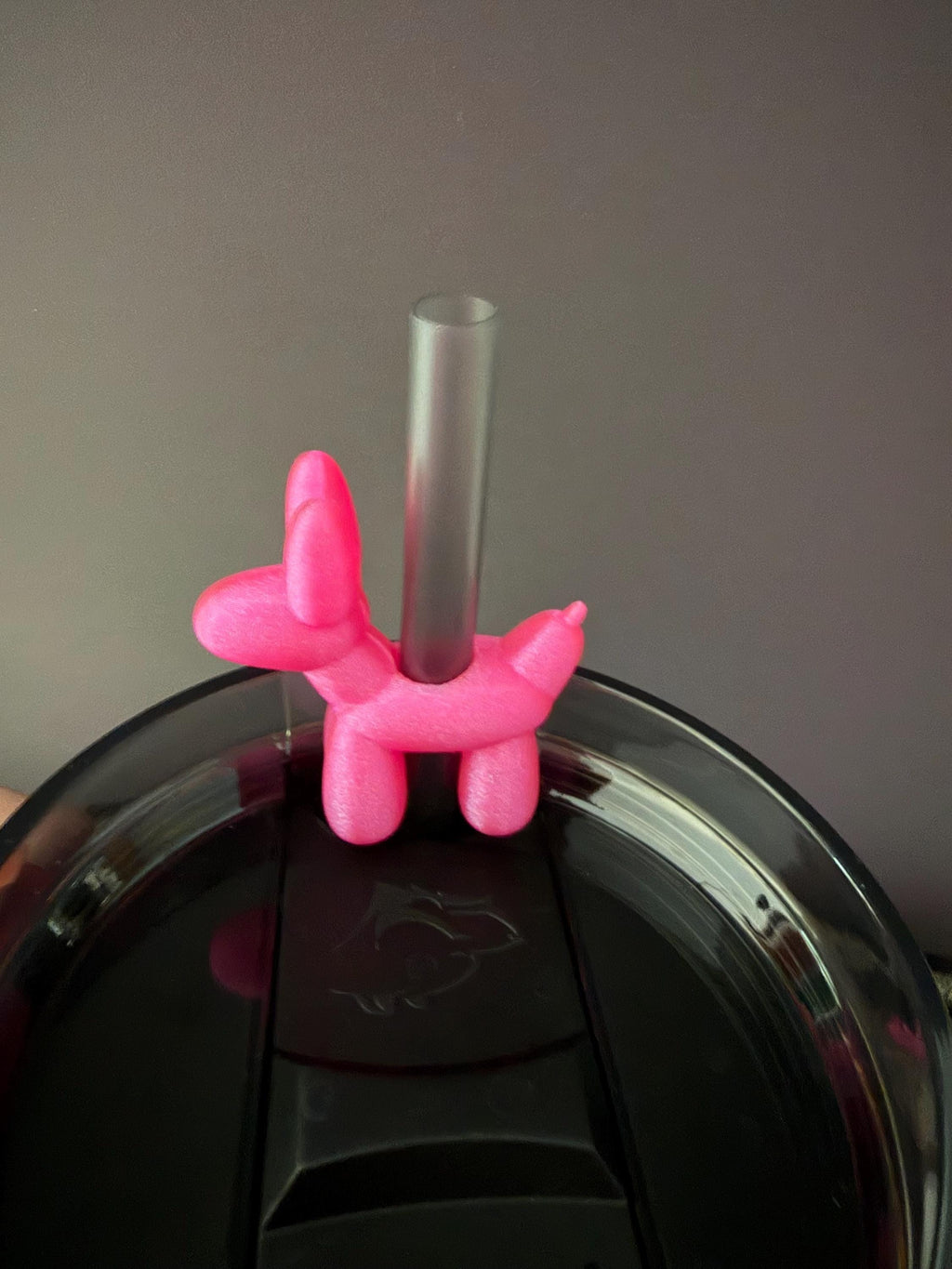 Balloon Dog Straw Topper — 3D Printed Tumbler Straw Topper
