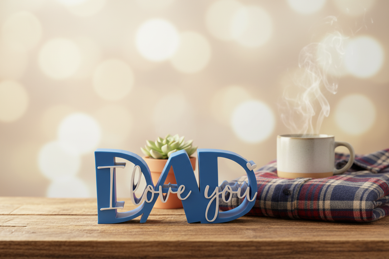 DAD I Love You Styled Photo