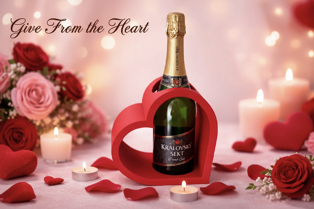 Heart Wine Holder Ad