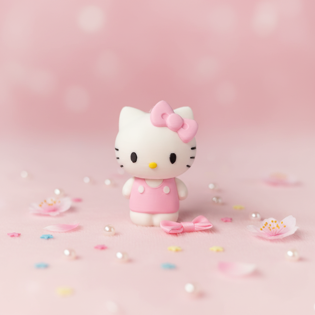 Hello Kitty Keychain Styled Photo