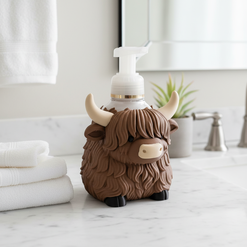 Highland Cow Soap Holder