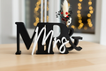 Mr and Mrs sign lifestyle wedding display
