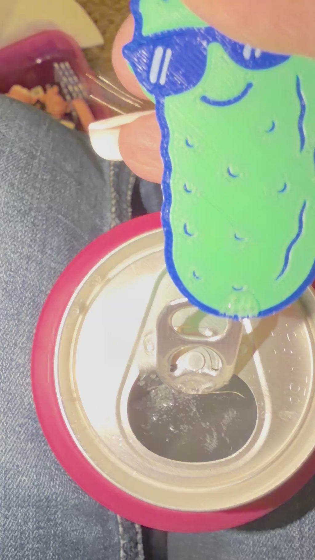 Pickle Keychain Can Opener