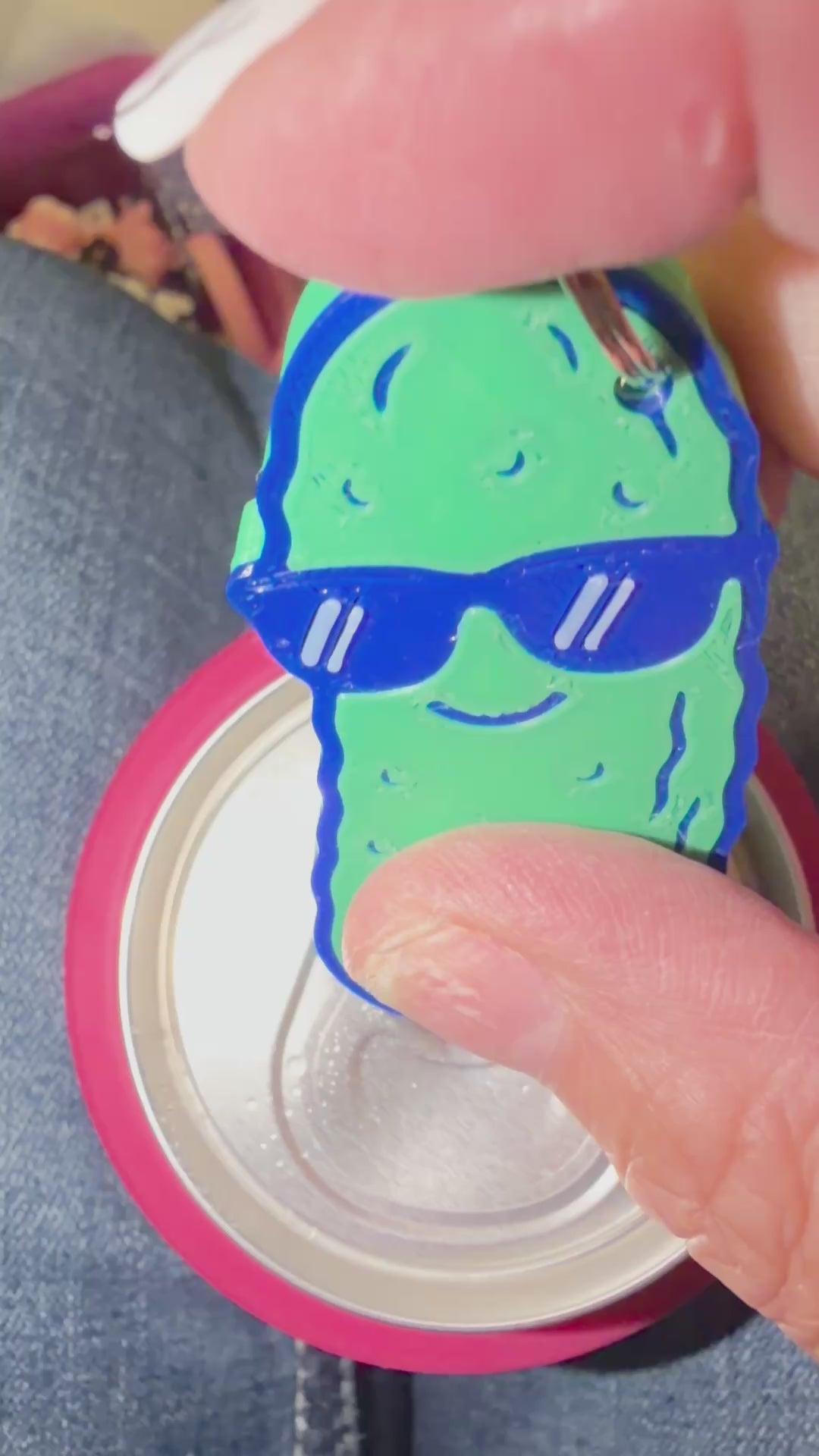 Pickle Keychain Can Opener