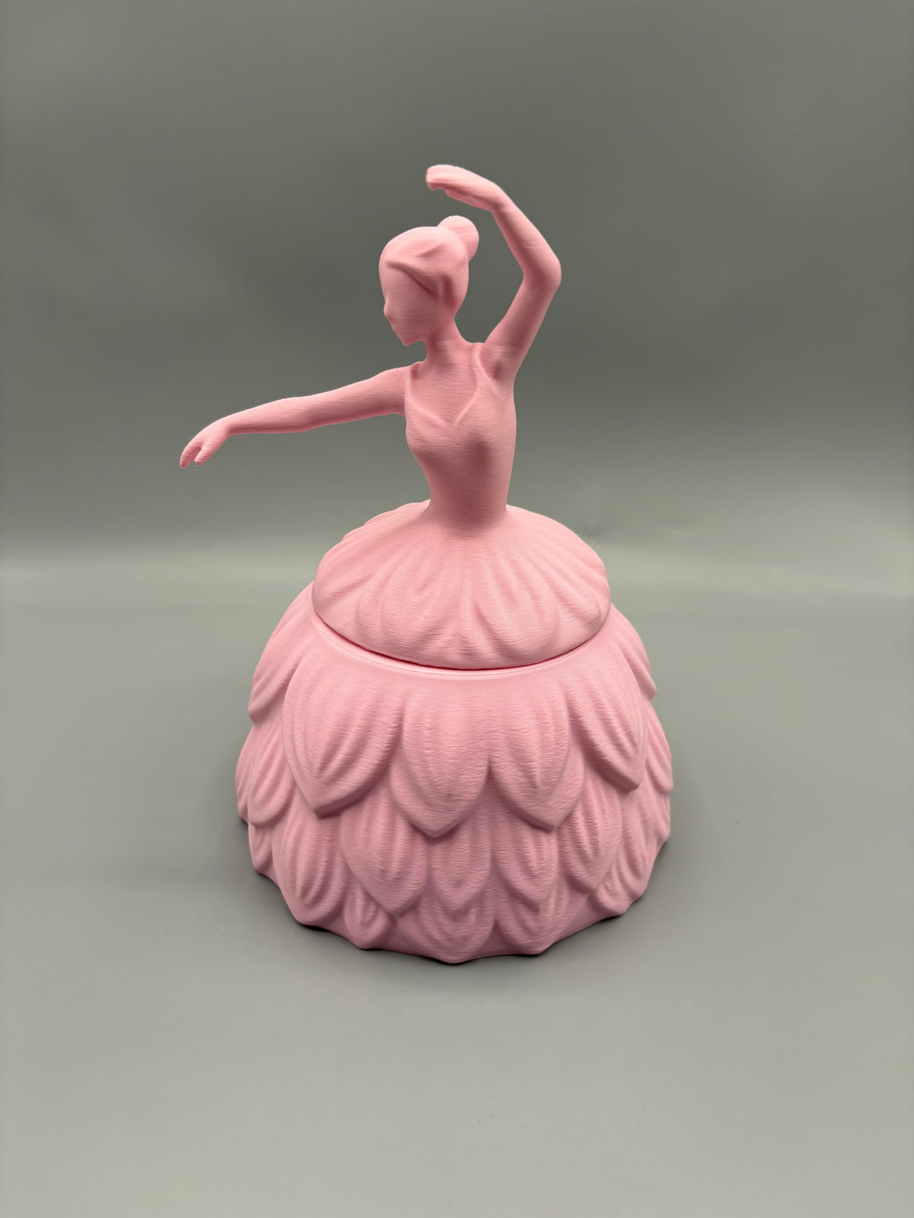 Ballerina Trinket Box — 3D Printed Jewelry & Vanity Storage
