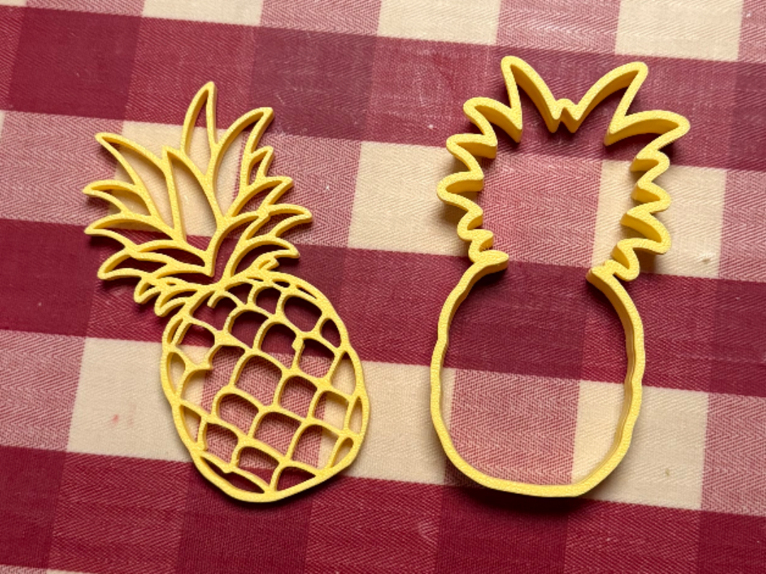 Pineapple Cookie Cutters — Set of 2
