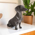 Dachshund dog figurine front view